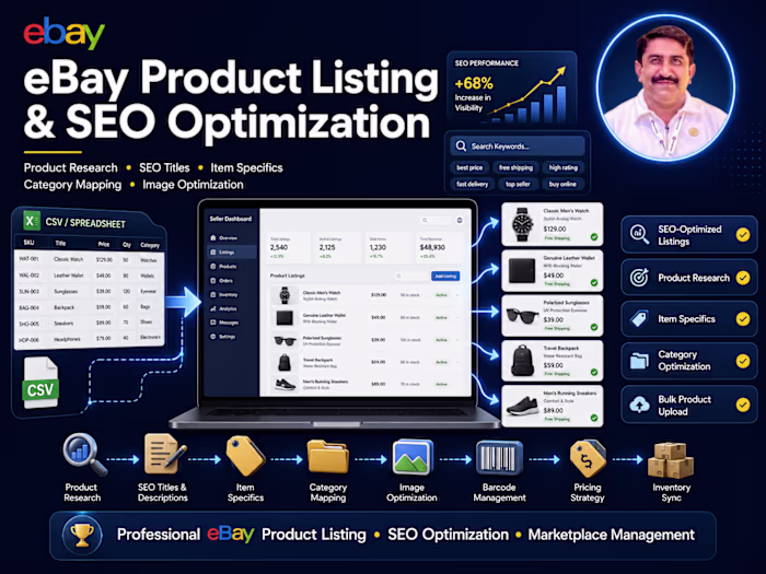 eBay Product Listing & SEO Optimization