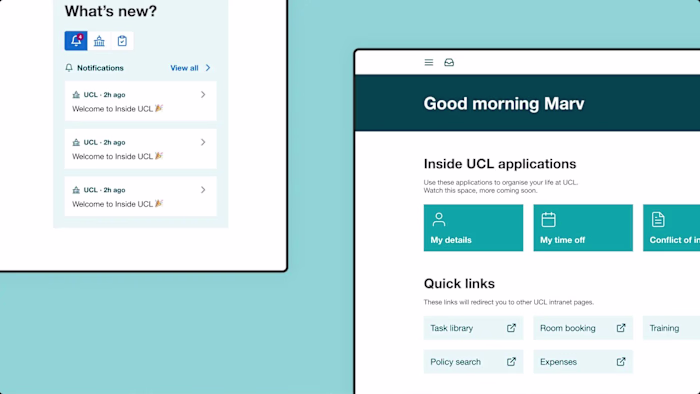 UCL Employee Experience App Redesign