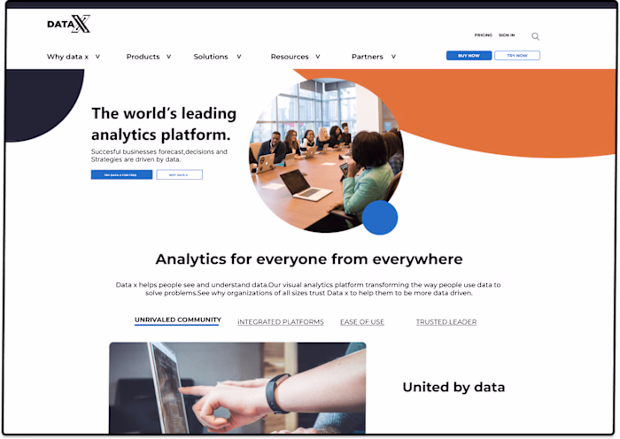 Data X website