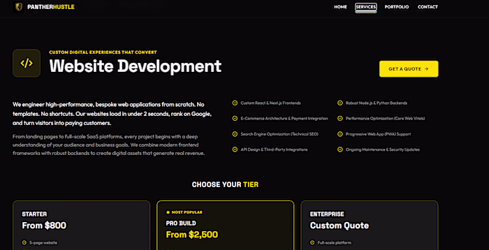 I designed and developed the