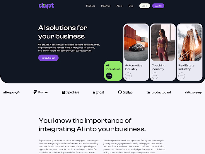 UXUI for AI Agency 