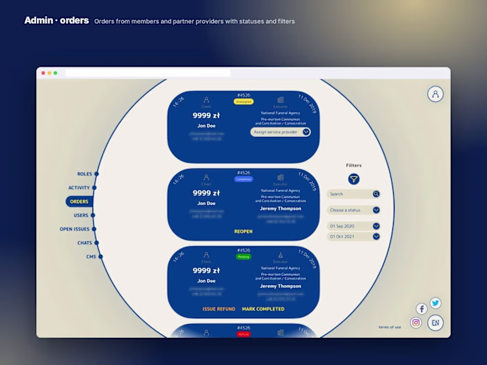 Community services platform