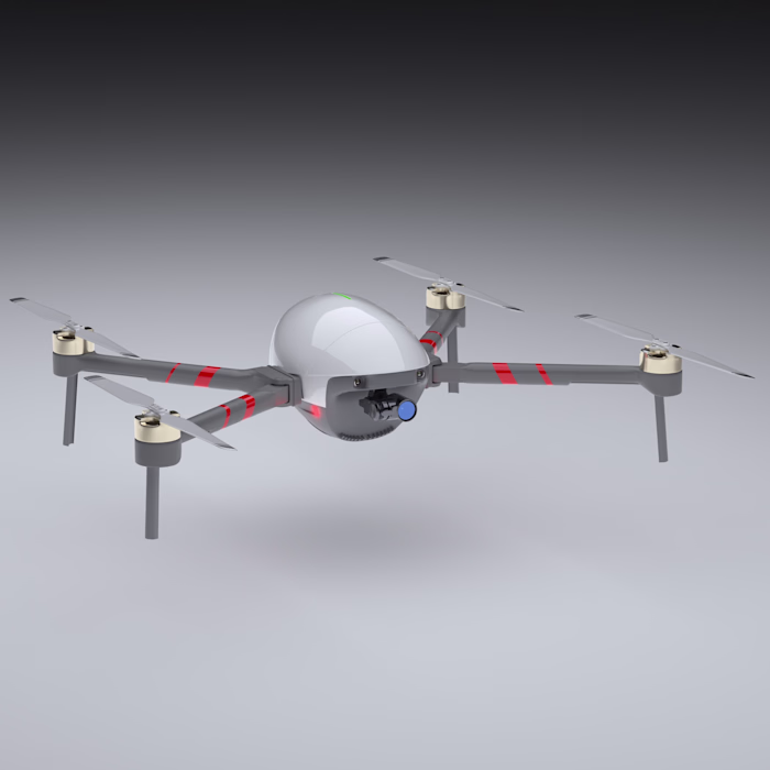 Drone 3D model replica