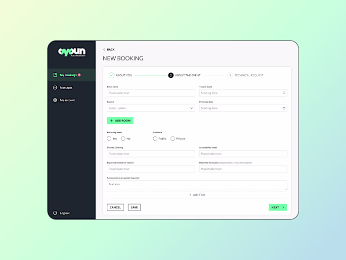 Oyoun booking Platform