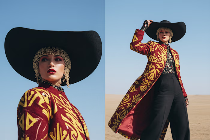The Weight of Elegance is a photographic editorial created a...