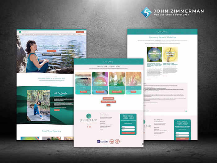 Jennifer Reis Yoga | WordPress to Kajabi Migration