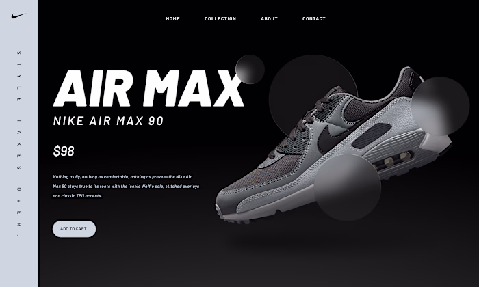 NIKE AIR MAX EDITION LANDING PAGE