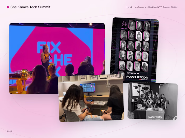 She Knows Tech Summit 2022: a hybrid conference at Berklee