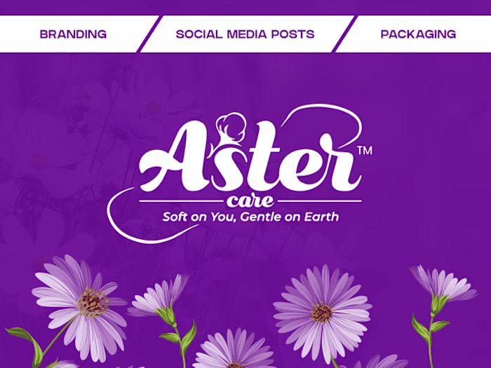 Branding, Social Media, Packaging : Astercare