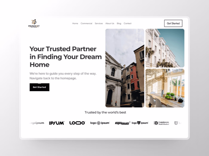 Real Estate Agency Website Design