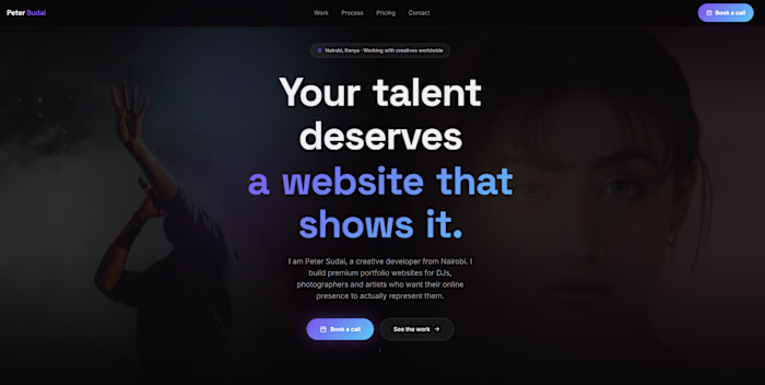 Beautiful, high-converting websites for creative