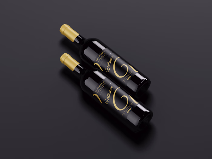 Wine label design