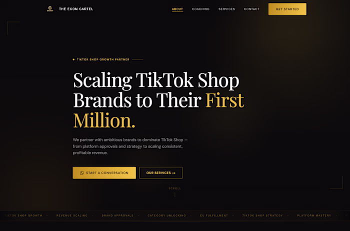 A conversion-focused website built for