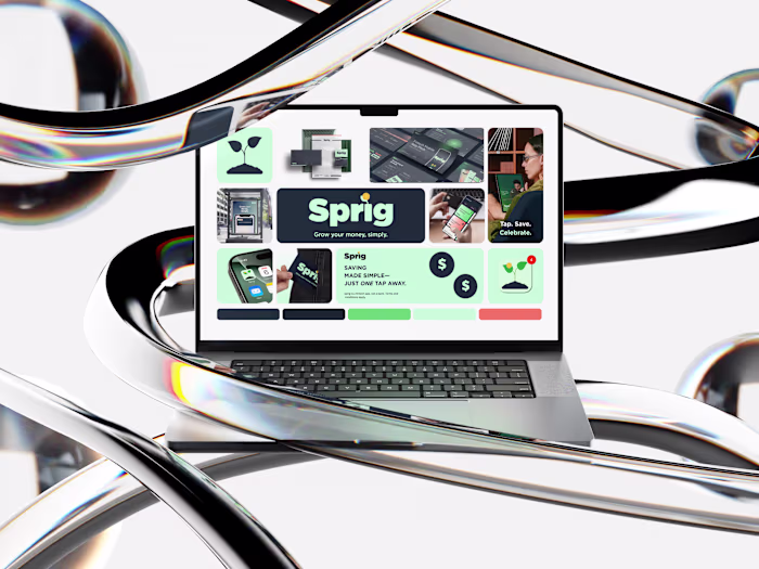 Sprig Fintech App | Branding, UI, Pitch Deck