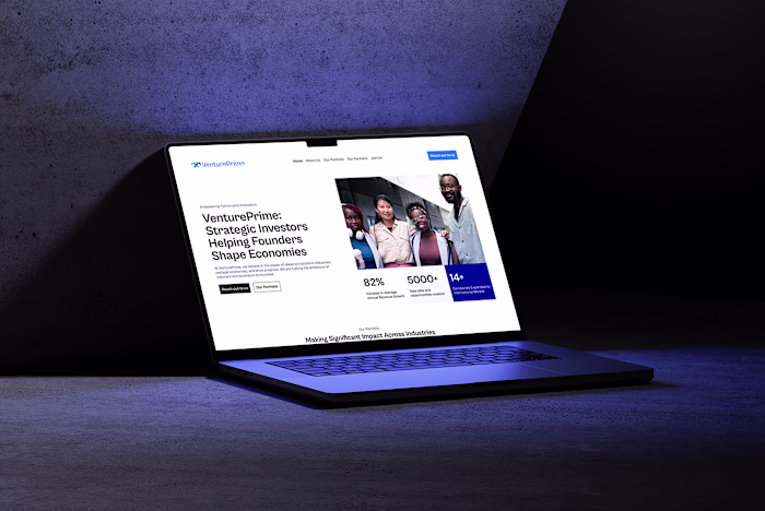 Venture Prime Website Design - UI/UX and Branding :: Behance