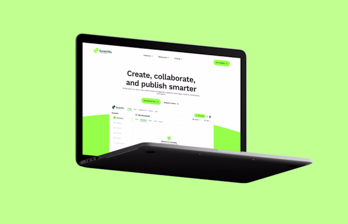 Landing Page design for the on going project.