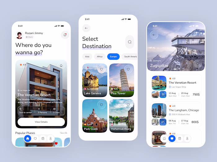 Travel Mobile App 