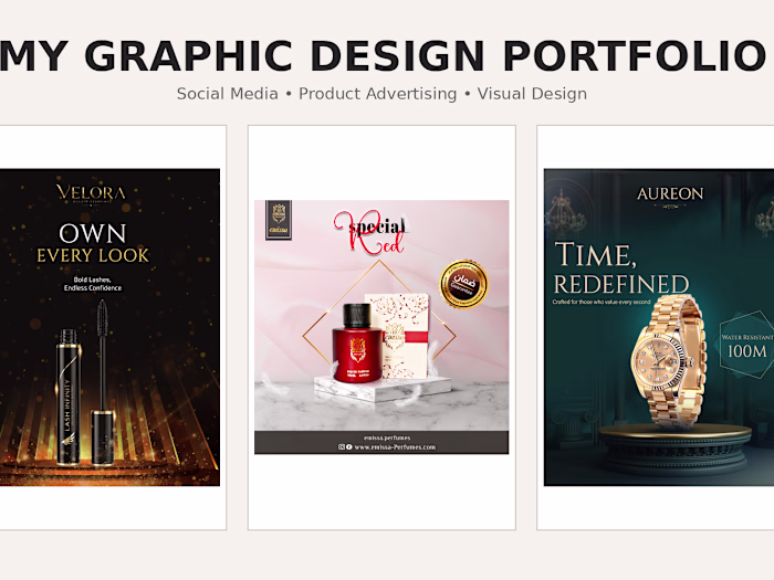 ::A modern advertising design created