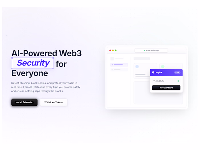 AegisX - AI-Powered Web3 Security