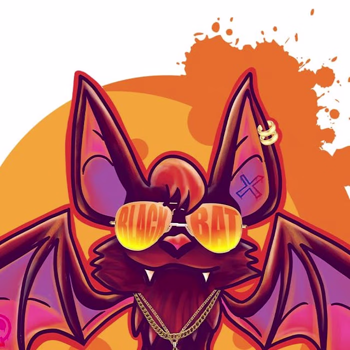 Colorful digital illustration for T-shirt design