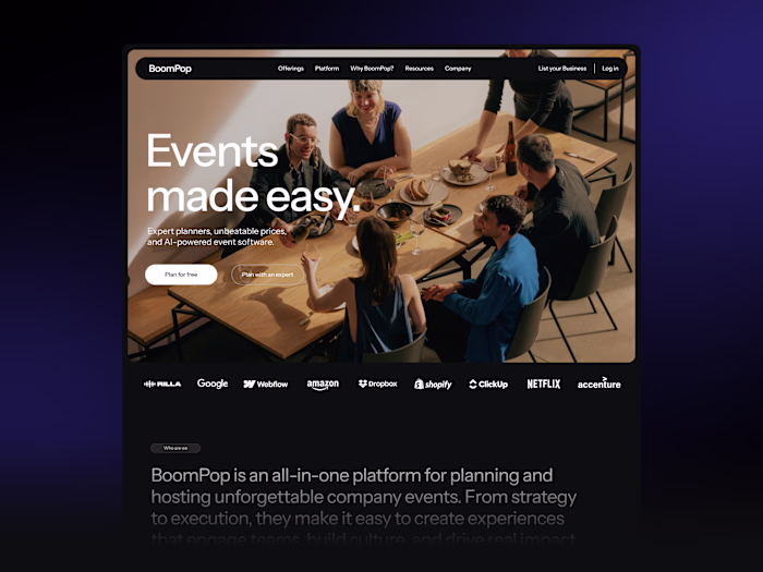 BoomPop Visual Identity and Digital Presence