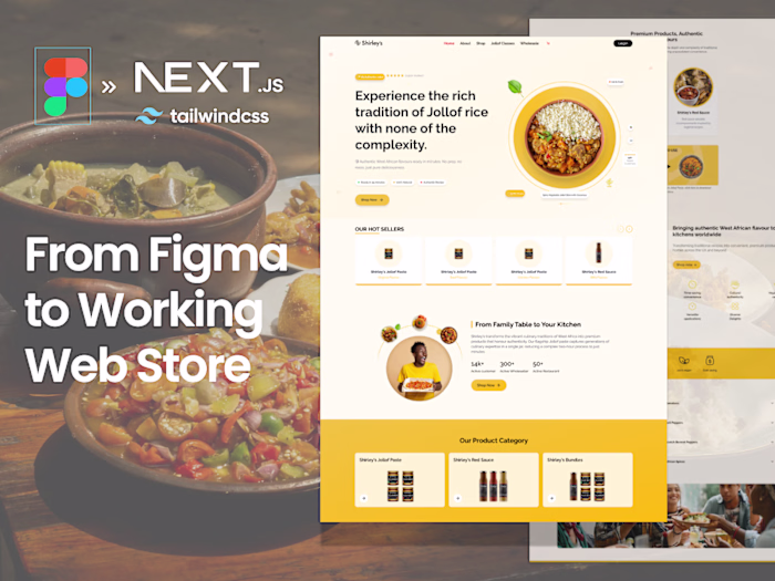 Modern Figma-to-Next.js E-Commerce Rebuild with FastAPI & Stripe