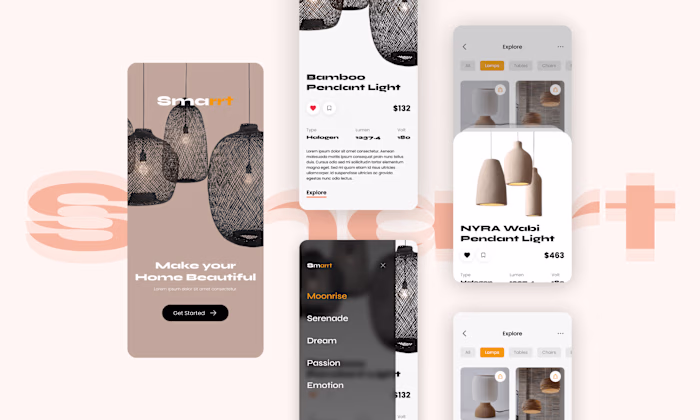 Smartt Home Décor Mobile App