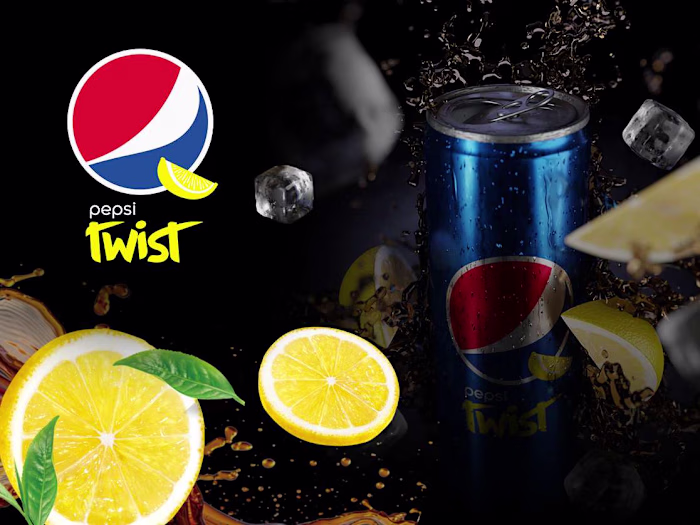 Pepsi Twist - 3D Ad Design