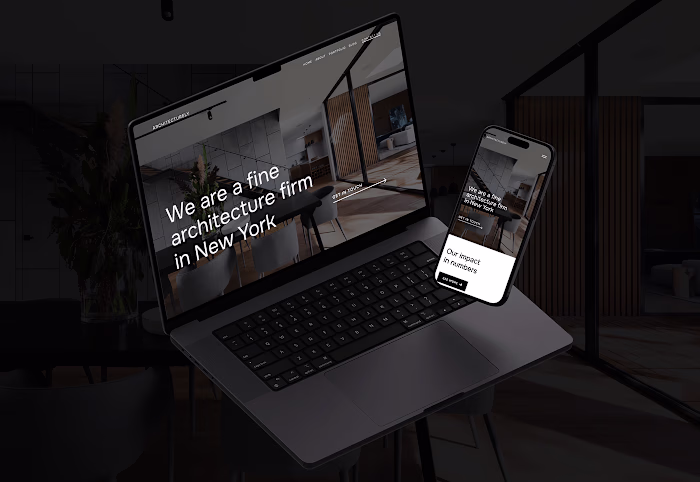 Architectural landing page