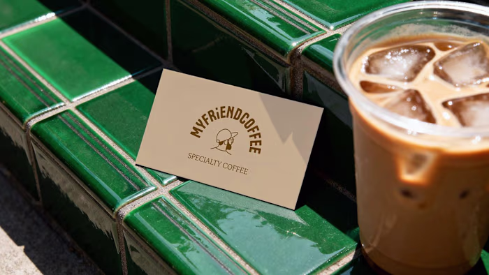 Brand Identity for MyFriend Coffee