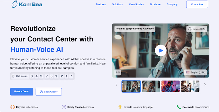 Kombea – Conversational AI for Contact Centers