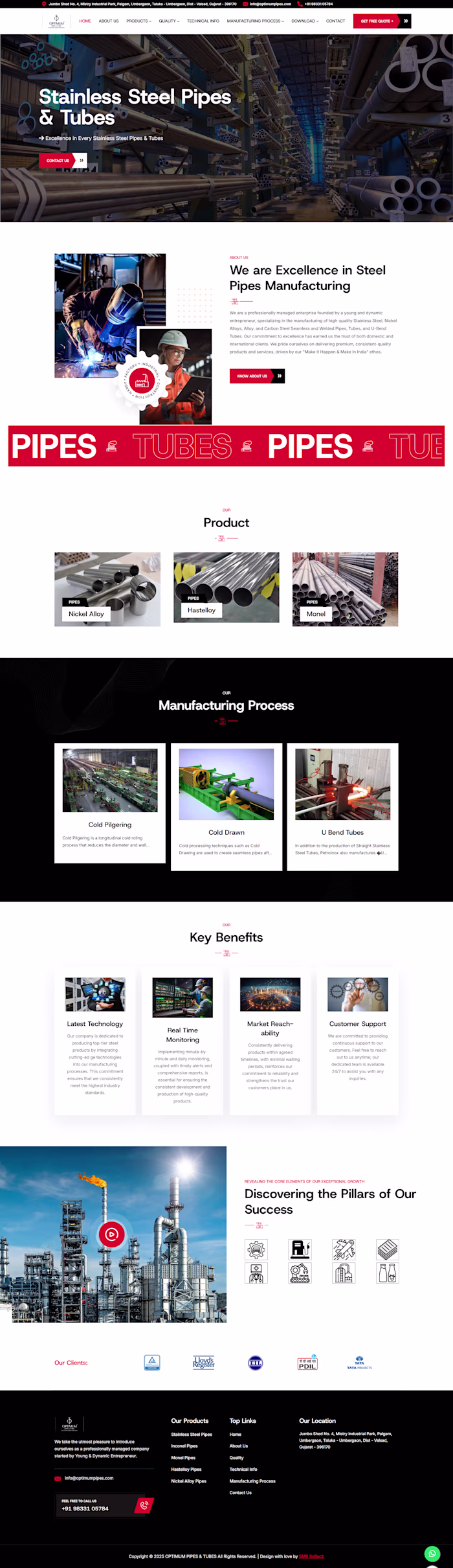Manufacturing Excellence at Optimum Pipes & Tubes
