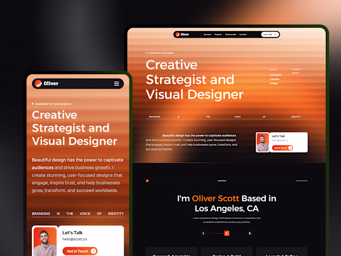 Personal Portfolio Website Design