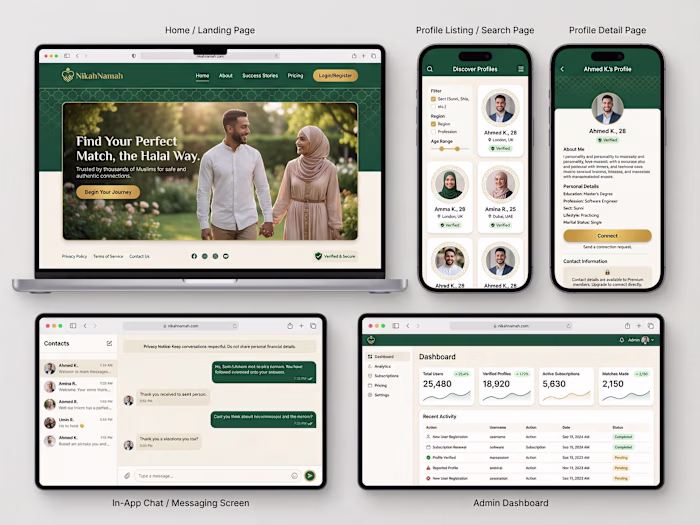 NikahNamah: Secure Muslim Matrimonial Platform