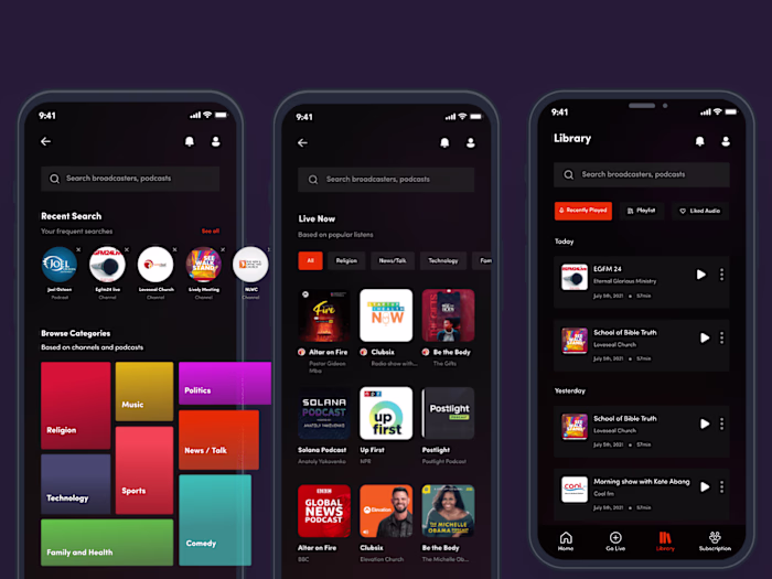 Waystream Mobile App