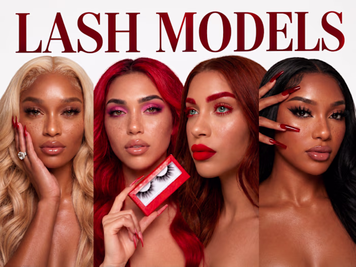 AI lash models. No studio.