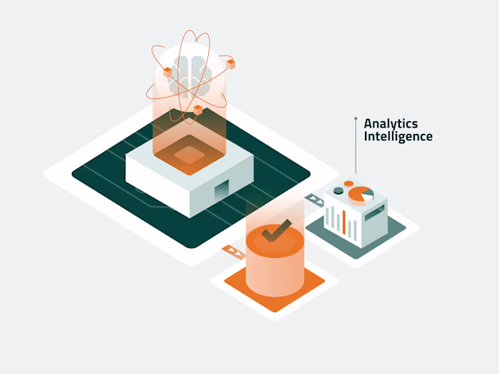 Infographics For An Automated Managing Data Solution