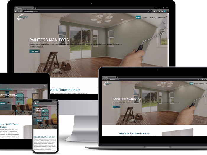Responsive Web Design for a painting company