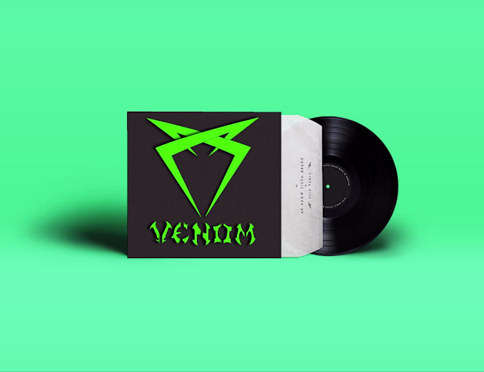 Logo type and abstract logo design (Venom)