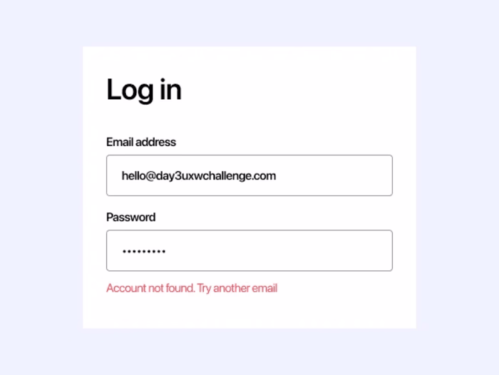 💡Error Message Design - UX Writing Challenge