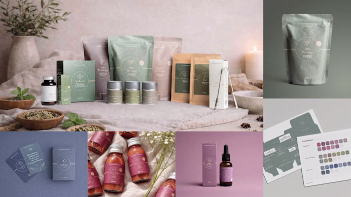 European Ayurveda – Branding & Packaging System