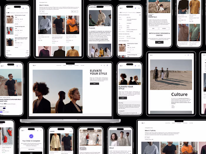 Web Design for Fashion Retailer (e-commerce)
