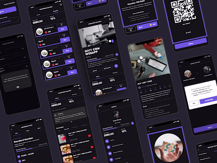 Restaurant CRM - LIFF Web App
