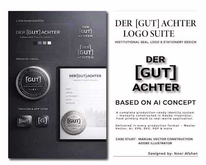 DERGUT Logo Vectorization & Artwork System