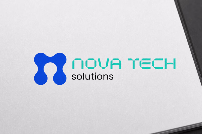 Nova Tech Solutions Tech Brand Identity Design