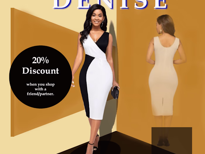 Creating a series of slides to show products of a fashion brand