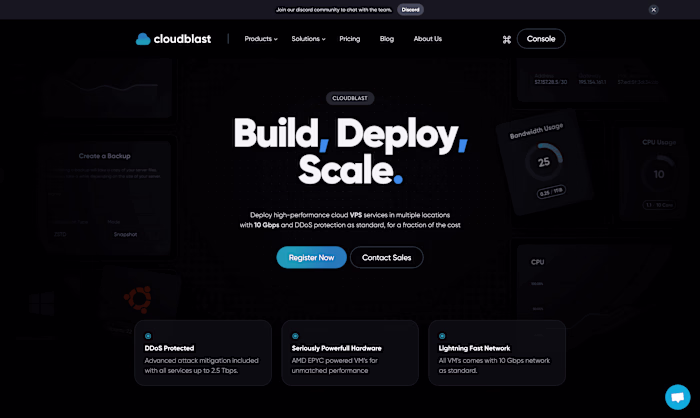 Cloud Hosting Website