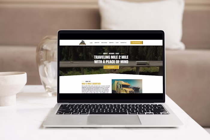 Mile 2 Mile Logistics Business Website Development