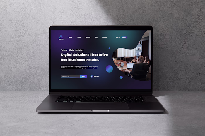 AdFlare — Digital Marketing Agency Website Branding
