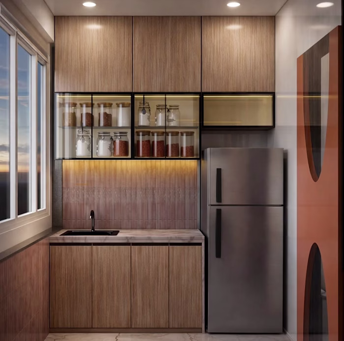 Modern Space Saving Kitchen Design